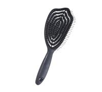 Brosse démêlante incurvée innovante, légère et pratique, accessoire de coiffage creux pour utilisation en voyage, brosse à cheveux ABS