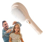 Brosse démêlante multi-usages | Brosse à cheveux autonettoyante antistatique pour types de cheveux et perruques