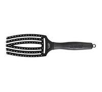 Brosse Démêlante - OLIVIA GARDEN - Finger - Noir - Antistatique - Ergonomique