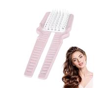 Brosse démêlante pliable pour adultes - Brosse à cheveux incurvée pour coiffage de la pagaie pour cheveux lisses, bouclés, épais, longs, ondulés et abîmés pour les filles, les tout-petits,