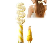 Brosse démêlante pour cheveux bouclés | Outil démêlant portable antidérapant | Brosse à séchage rapide | Pour salon de vacances, maison, voyage, mariage, spa, toilettage, fête, été, quotidien