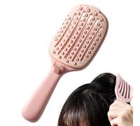 Brosse Démêlante pour Cheveux Épais - Accessoires de Coiffure Repliables | Peigne Massant pour Cuir Chevelu - Pour Femmes Filles Salon Maison Hôtel Voyageuses Nageuses Piscine