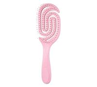 Brosse démêlante pour cheveux, massage en creuse, outil de coiffure bou Instrument de toilettage portable permettant un brossage doux pour maintenir les boucles, salon pour