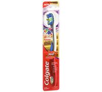 Brosse dents manuelle Colgate Total 360 4 zones pour nettoyage complet de la bouche, souple