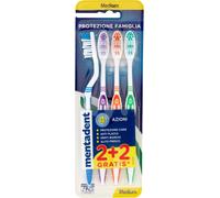 Brosse ¿¿ Dents Moyenne 4 Actions, 1 Lot De 4 Brosses ¿¿ Dents