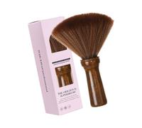Brosse D'épilation À Poils Souples Avec Manche En Bois Pour Le Nettoyage Du Cou Et Le Soin Des Disques Nettoyage Des Cheveux Compacts Et