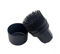 Brosse d'épilation de voiture et d'animaux avec poils arrondis doux adaptée pour le peignage sec et humide, améliore la mousse du shampooing et accélère le processus de séchage (housse de ceinture