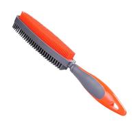 Brosse d'épilation double face en silicone pour animaux de compagnie - Réutilisable pour poils de chiens et chats pour meubles, tapis, vêtements et toilettage | Balai en caoutchouc chargé statique