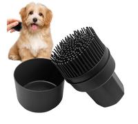 Brosse d'épilation pour animaux de compagnie - Brosse de toilettage pour chien, kit de nettoyage hygiénique et doux pour intérieur, maison, bain, chiot, chaton, nettoyage ergonomique