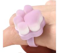 Brosse dépoussiérante à ongles - Brosse à dépoussiérer pour manucure en forme de patte de chat, douce à ongles - Pour maison salon soin quotidien bureau voyage St Valentin