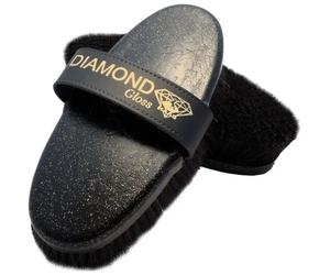 Brosse d'équitation Haas Diamond Gloss Noir TU