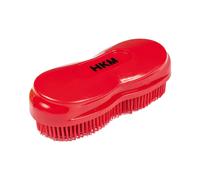 Brosse d'équitation HKM Bristle Rouge 17x7x5,5 cm