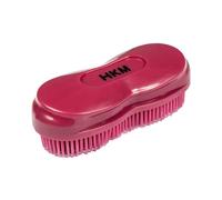 Brosse d'équitation HKM Bristle Rouge 17x7x5,5 cm