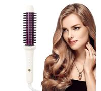 Brosse des foyers pour cheveux - peignes de cheveux avec repassage thermique avec pinceau à ions négatifs de 28 mm, outils pour les coiffures de pinceau pour les boucles pour Acconciatur