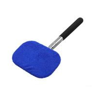 Brosse d'essuie-glace extensible pour pare-brise de voiture avec chiffon en microfibre, désembueur de verre réglable de 11 à 75 cm, pour enlever la pluie, le brouillard, housse lavable