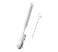 Brosse d'évier - Nylon, long manche rétractable suceur plat, brosse à récurer compacte avec poils durs | Brosse à récurer pour espaces restreints Cuisinière Bord Tasse Fenêtre Porte