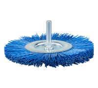 Brosse disque en nylon MAKITA, souple, tige cylindrique, 100 mm D-45652