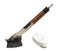 Brosse Distributeur de Savon, Nettoyant De Cuisine pour Évier, Brosse Vaisselle Distributrice Ménagère pour Salle de Bain, Batterie de Cuisine, Poêle, Baignoire, Lave-Vaisselle, Casserole,