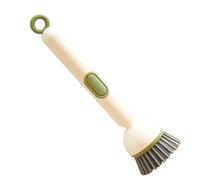 Brosse distributeur de savon pour évier - Nettoyage rechargeable, support de baguette, outil distributeur de brosse réglable | Cuisine salle de bain en verre casserole nettoyant de voyage pour le