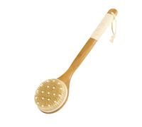 Brosse Dos Douche Brosse de bain en bois avec poils, manche Long, for douche, épurateur dos, exfoliant corporel, suspendu(Bead with Rope)
