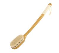 Brosse Dos Douche Brosse de douche avec poils doux et rigides, exfoliant corporel à long manche for brossage humide ou sec(White has rope)