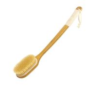 Brosse Dos Douche Brosse de douche avec poils doux et rigides, exfoliant corporel à long manche for brossage humide ou sec(Bristle has rope)