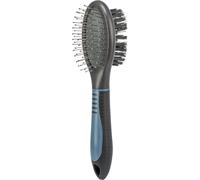 Brosse, double côté 6 × 23 cm gris foncé/bleu
