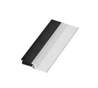 Brosse double en aluminium de type H - Longueur sur mesure, joint étanche for machine-outil, armoire, espace de porte et protection des bords(30x45mm/1.2x1.8")