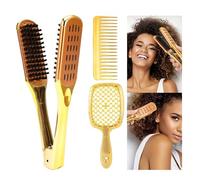 Brosse double face - Ensemble de peignes pour femmes - Beauté Maquillage Brosse lissante Outil de Styliste pour une utilisation humide et sèche