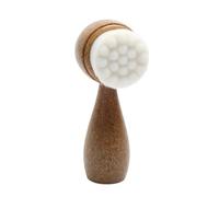 Brosse double face pour le visage - 11 x 4 x 4,5 cm - Brosse de lavage pour le visage - Nettoyage des poils ultra doux - Manuel en fibre synthétique (français non garanti) - Brosse de nettoyage pour