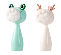 Brosse double face pour le visage 3D - Brosse de lavage verticale 2 en 1 en silicone - Brosse de nettoyage manuelle pour le visage