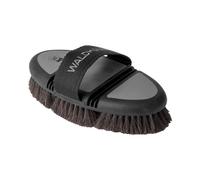 Brosse douce avec crin de cheval Waldhausen Flex Noir 18,5x2,5 cm