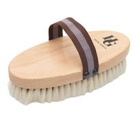 Brosse douce avec poils de chèvre HorseGuard Beige M