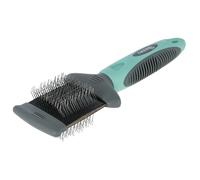 Brosse douce double Kerbl Bleu 19x7 cm
