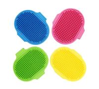 Brosse douce pour chat, 4 pièces brosses massage pour chaton, outil brosse d'angle mural, jouets pour chat, brosse autonettoyante pour chat avec support d'herbe à chat pour portes, tables, murs