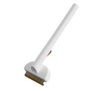 Brosse douce pour chat, double pelage, 7,28 x 2,4 pouces avec outil de toilettage, en acier inoxydable, style moderne, peigne pour animaux de compagnie pour une utilisation quotidienne des chats