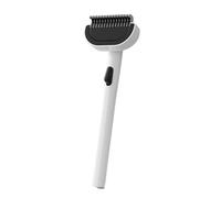Brosse douce pour chat, double pelage, 7,28 x 2,4 pouces avec outil de toilettage, en acier inoxydable, style moderne, peigne pour animaux de compagnie pour une utilisation quotidienne des chats