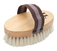 Brosse douce pour cheval en poils de chèvre HorseGuard Beige S