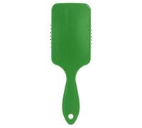 Brosse douce pour cheveux mouillés - Masseur de tête pour cheveux raides avec poignée ergonomique - Vert safari