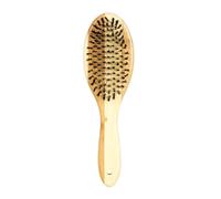 Brosse douce pour chien et chat avec poignée en bambou Duvoplus Beige 5,5x3x19,5 cm