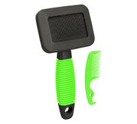 Brosse doux pour rongeurs en plastique/poils en métal Trixie Vert TU