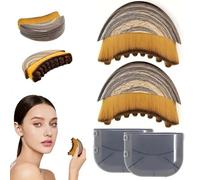 Brosse Drainage Lymphatique Visage,Brosse de Contour du Visage,Brosse de Massage Facial à Sec adaptée au Modelage et Relaxation du Face incluse Boîte de Rangement,2 Pièces