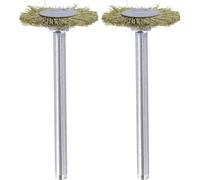 Dremel 26150535JA Lot de 2 Brosses couronne en Laiton