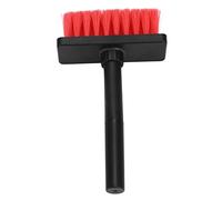 Brosse du Clavier, Double Tête 5 en 1 Kit de Nettoyant de Brosse à Clavier à 3 Lignes de Nettoyage du avec Structure Séparée pour les écouteurs, Téléphones Mobiles, Ordinateurs, Tablettes (noir rouge)
