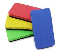 Brosse Effaceur Magnétique pour Tableau Blanc - Lot de 4 Gomme pour Ardoise Blanche - Brosse Effaçable de Haute Qualité 10.2x5.5x2 cm