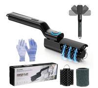 Brosse Électrique Barbecue sans Fil, Brosse Grille Barbecue Électrique, 180°réglable, 3 Vitesses, 2 Têtes de Brosse, 100 Min Autonomie, Brosse Électrique pour BBQ Maison Braise, plancha, Fonte