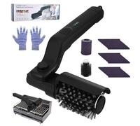 Brosse Électrique De Nettoyage pour Barbecue,sans Poils,IPX7,3 Vitesses | en Acier Inoxydable 304,Indicateur De Batterie À 5 Niveaux,Compatible avec Tous Les Barbecues