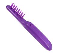 Brosse électrique démêlant, peigne à massage à ions double utilisation pour outil humide et sec, coiffeur de cheveux avec couverture de brosse pour les adultes et les enfants, violet...