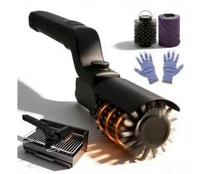 Brosse Électrique pour Barbecue avec 3 Niveaux De Nettoyage, Indicateur De Batterie À 5 Niveaux, Tête De Acier Inoxydable Réglable À 180 °, Étanche, Durable, Résistante Aux, pour Les Grilles