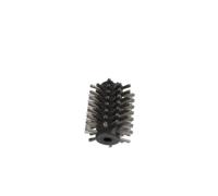Brosse électrique pour barbecue avec tête de rouleau en acier inoxydable | Élimine sans effort la graisse cuite et les aliments carbonisés avec une rotation à grande vitesse de 1100 tr/min pour un